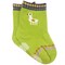 Wrapables Peek A Boo Animal Non-Skid Toddler Socks (Set of 3), Owl Small
